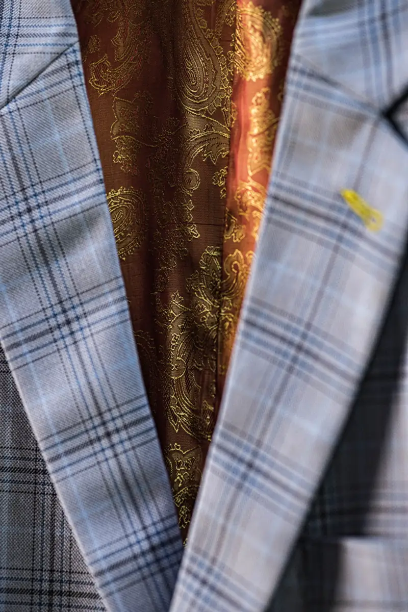 Mens bespoke jacket fitting in Patong, David Jone Fashion tailor (Ref 6469)